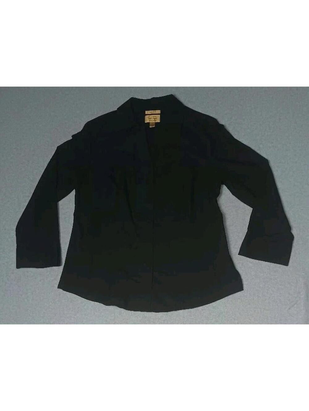 Gold Label Investments Non Iron Taylor Long Sleeve Button Up Shirt Womens...